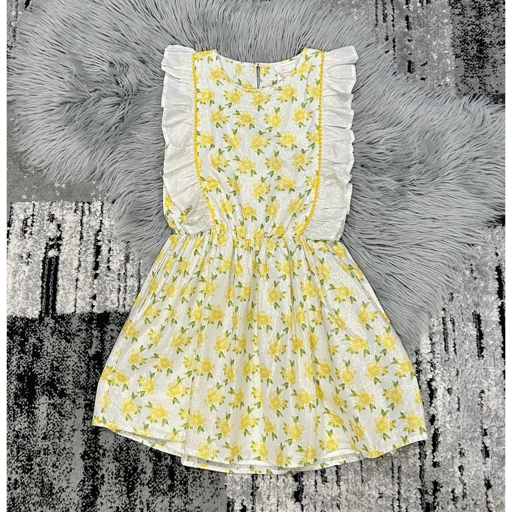 MASALA Girls Yellow Lemon Blossom Fantasia Dress Size 12Y NWT